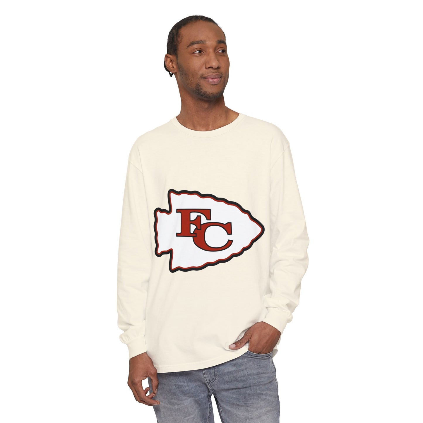 Garment-Dyed Long Sleeve Tee