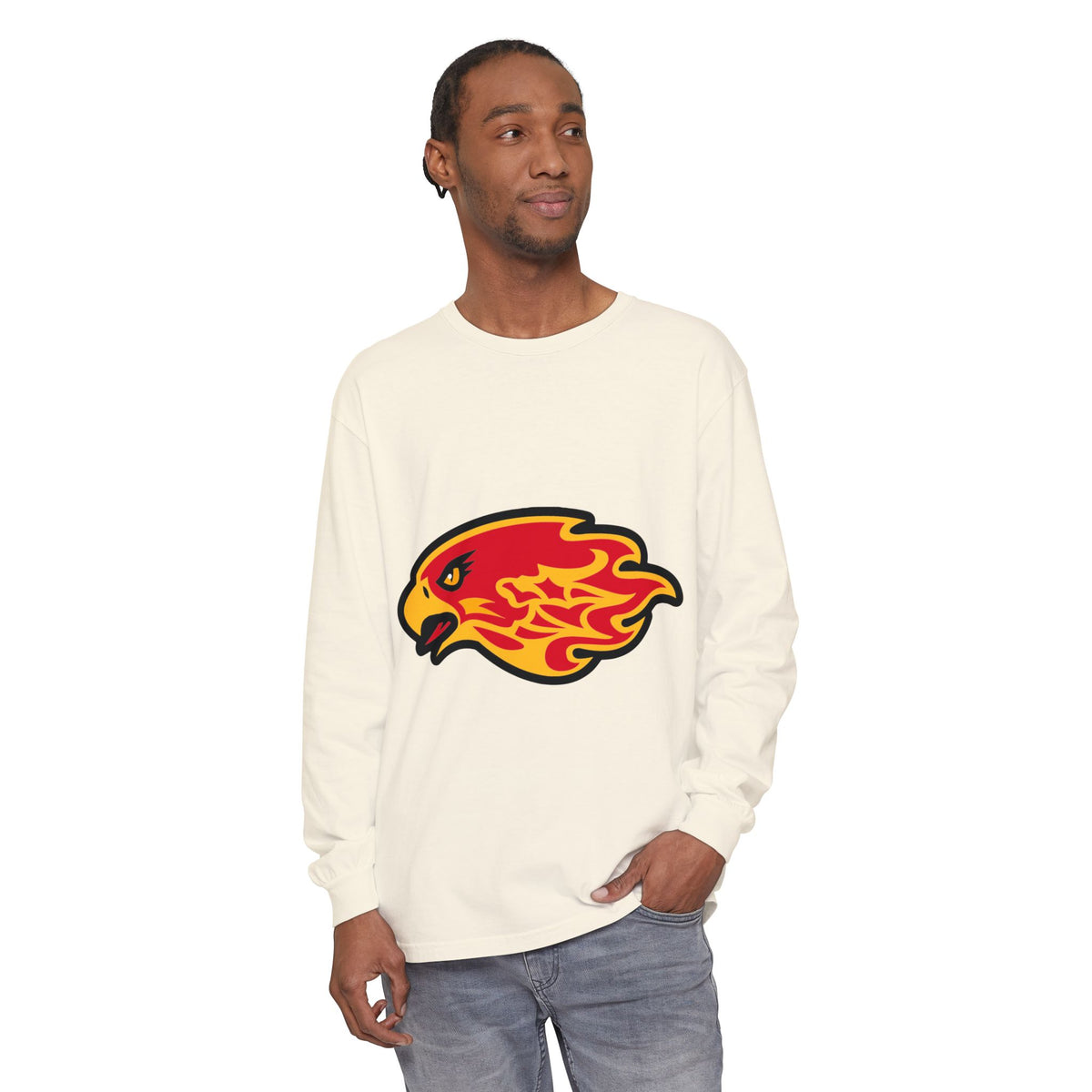 Garment-Dyed Long Sleeve Tee