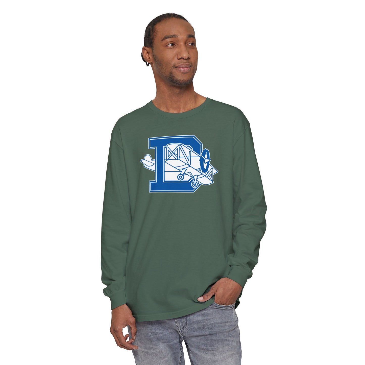 Garment-Dyed Long Sleeve Tee
