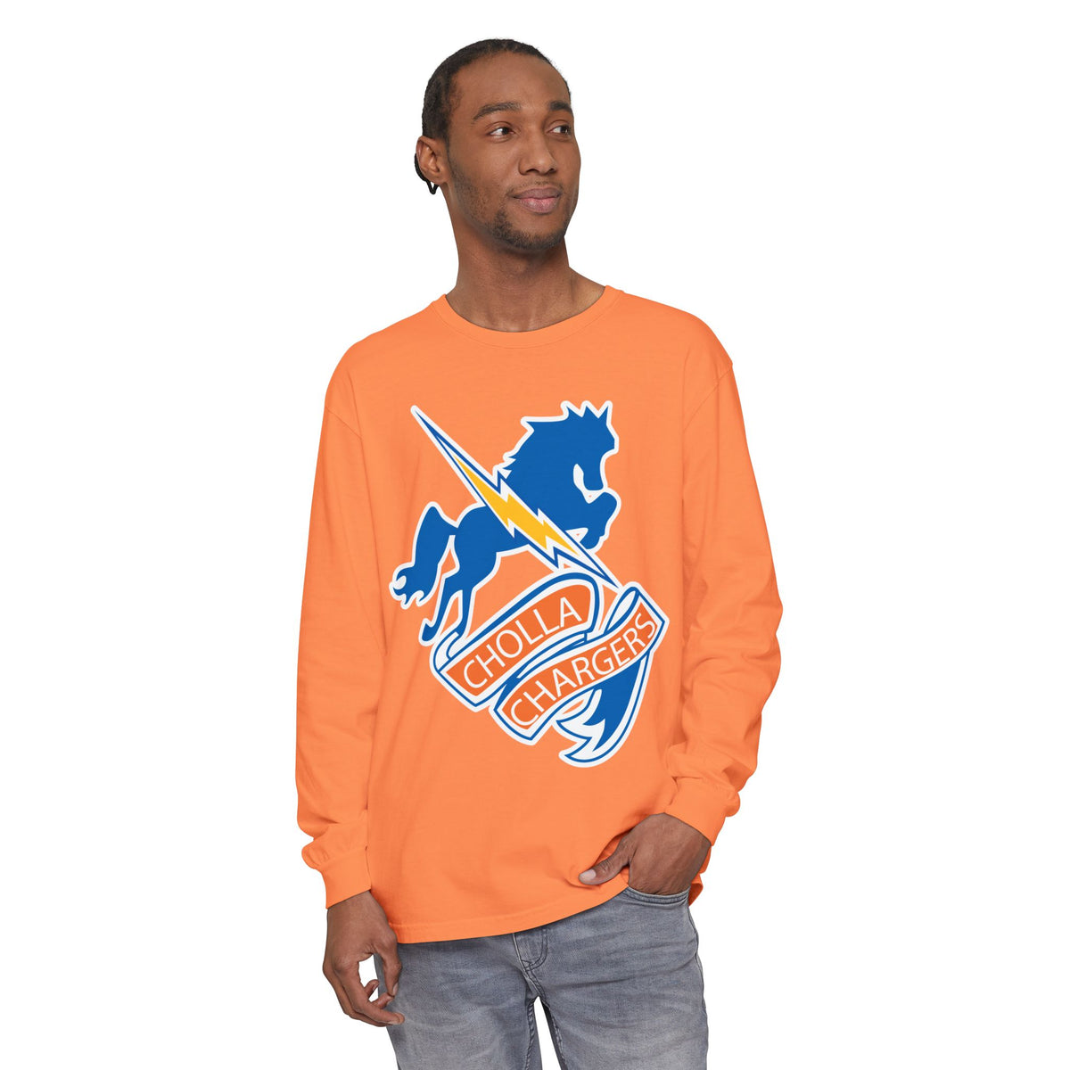 Garment-Dyed Long Sleeve Tee