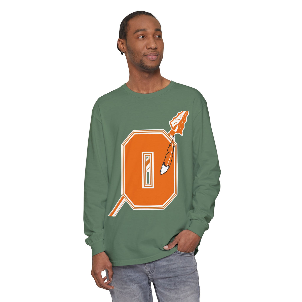 Garment-Dyed Long Sleeve Tee