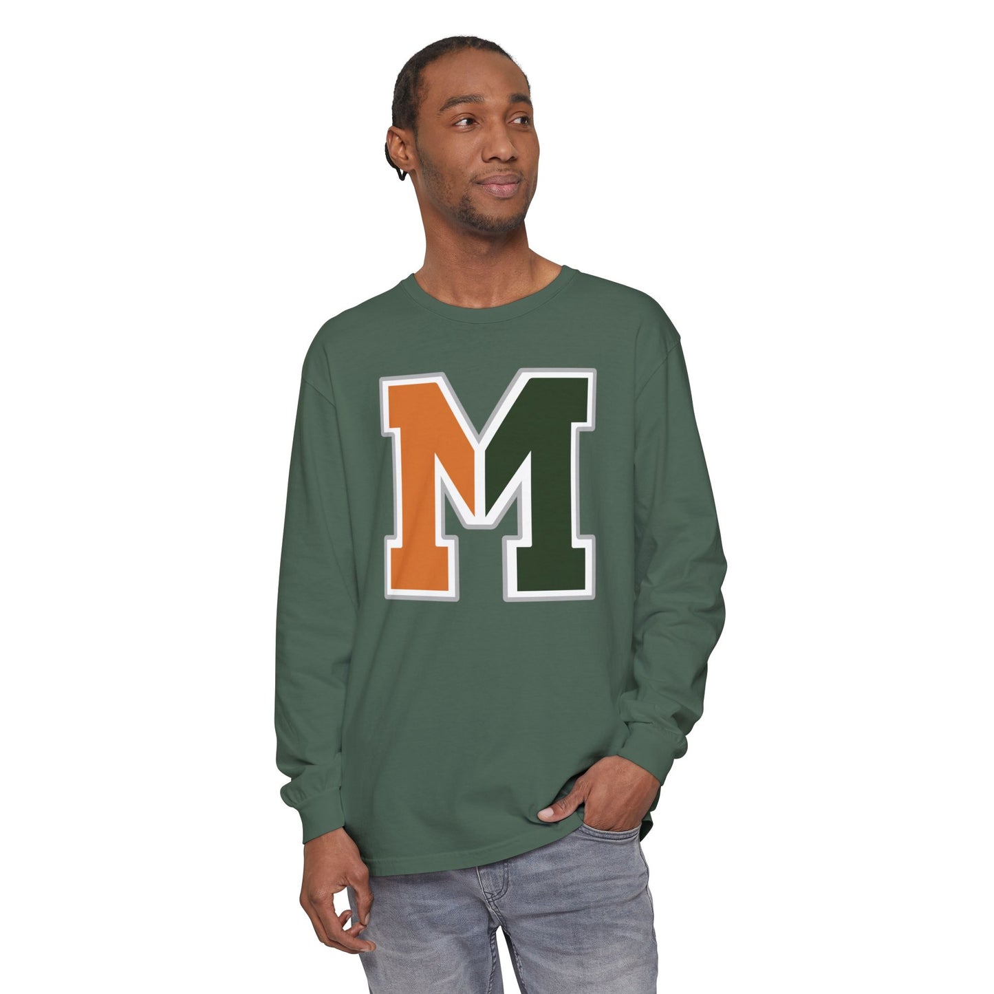 Garment-Dyed Long Sleeve Tee