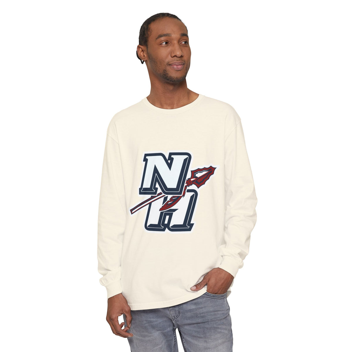 Garment-Dyed Long Sleeve Tee