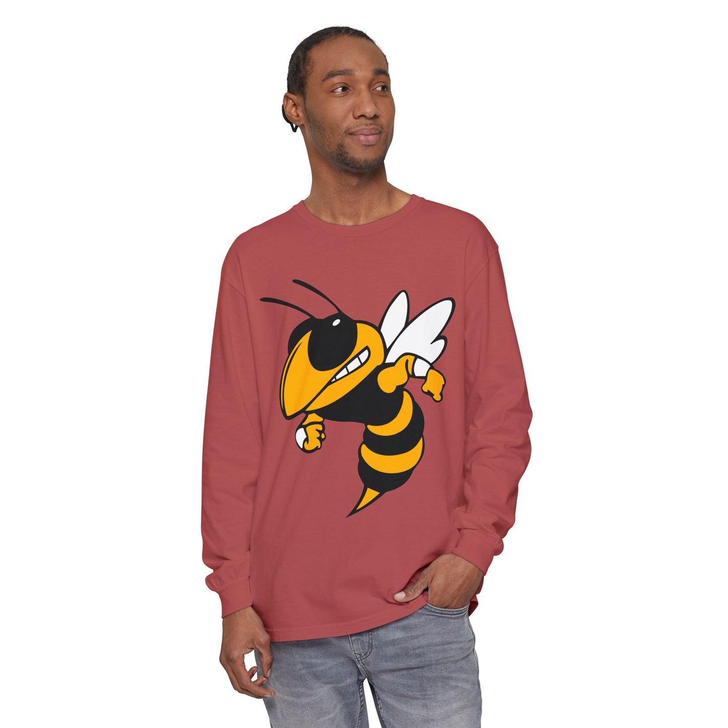 Garment-Dyed Long Sleeve Tee