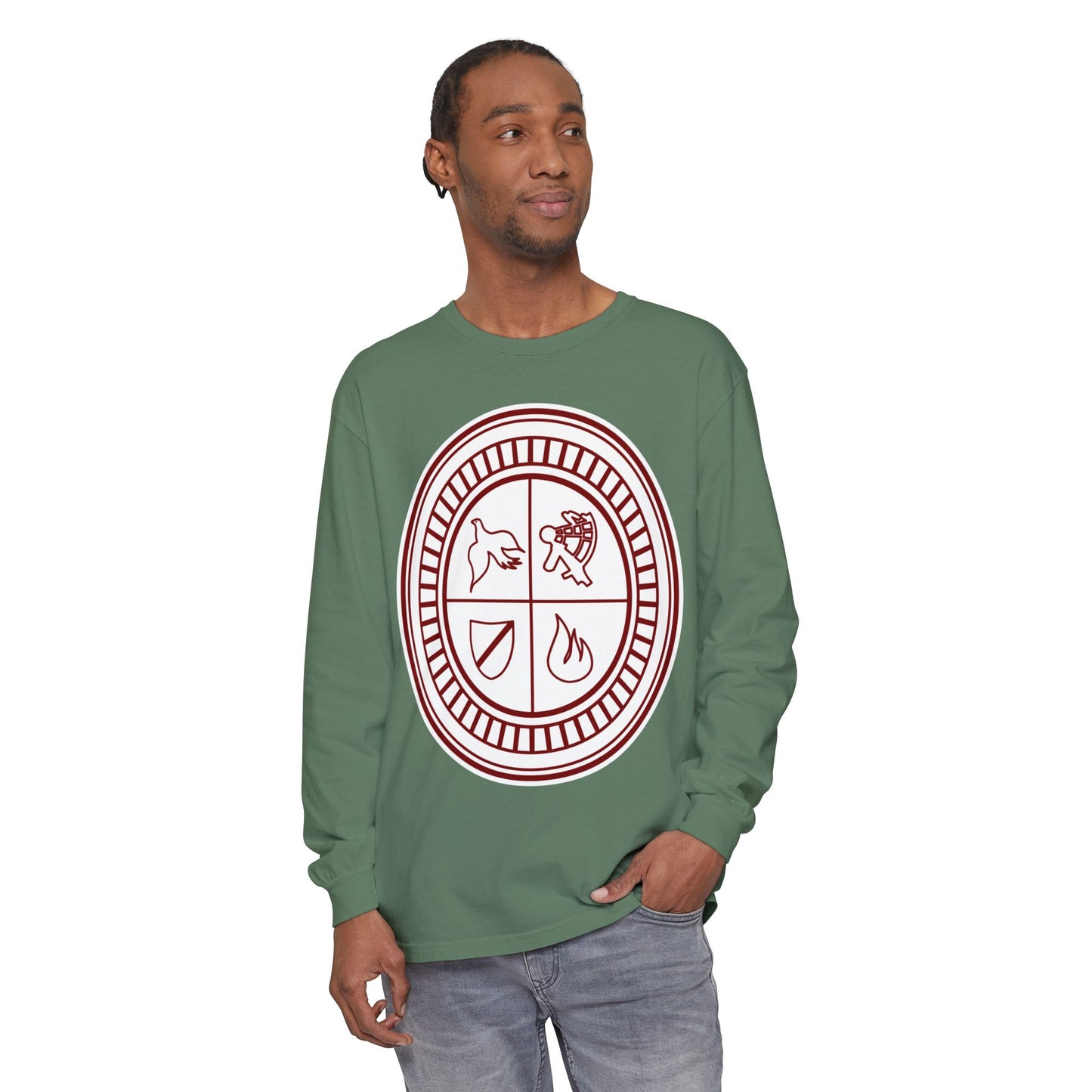 Garment-Dyed Long Sleeve Tee
