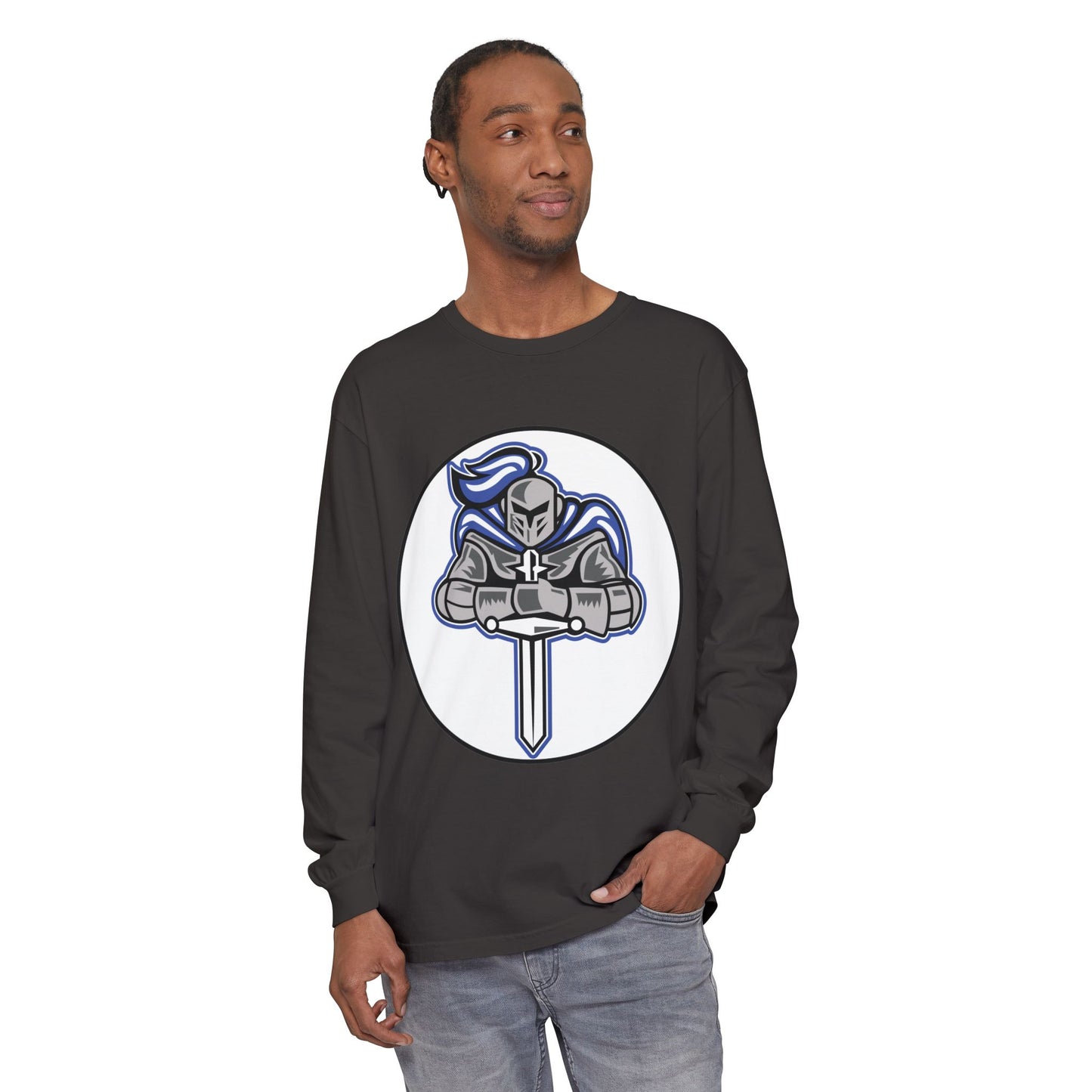 Garment-Dyed Long Sleeve Tee