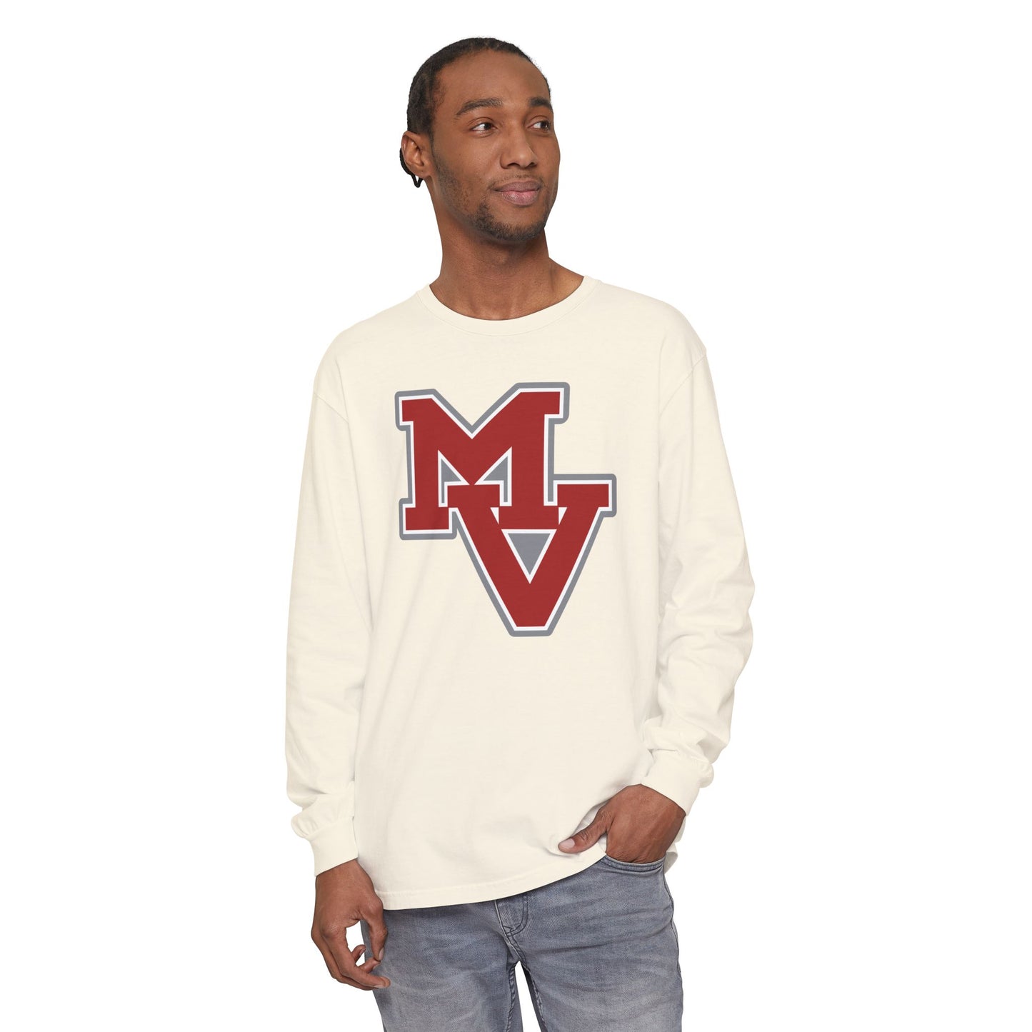 Garment-Dyed Long Sleeve Tee