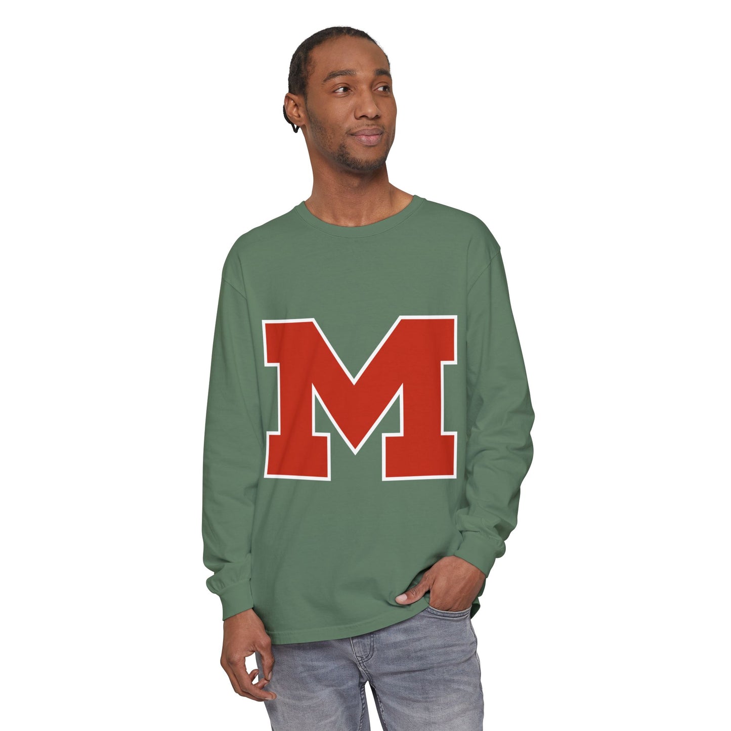 Garment-Dyed Long Sleeve Tee