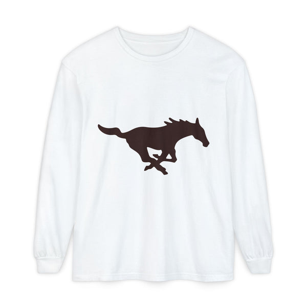 Garment-Dyed Long Sleeve Tee