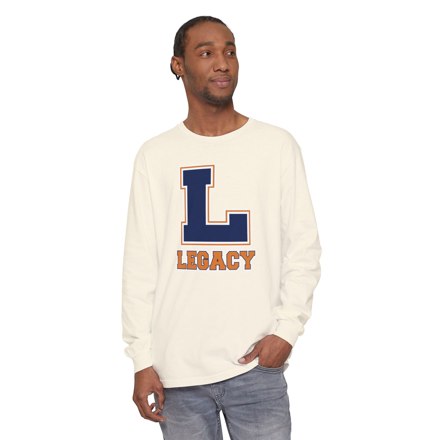 Garment-Dyed Long Sleeve Tee