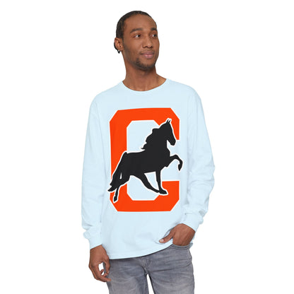 Garment-Dyed Long Sleeve Tee