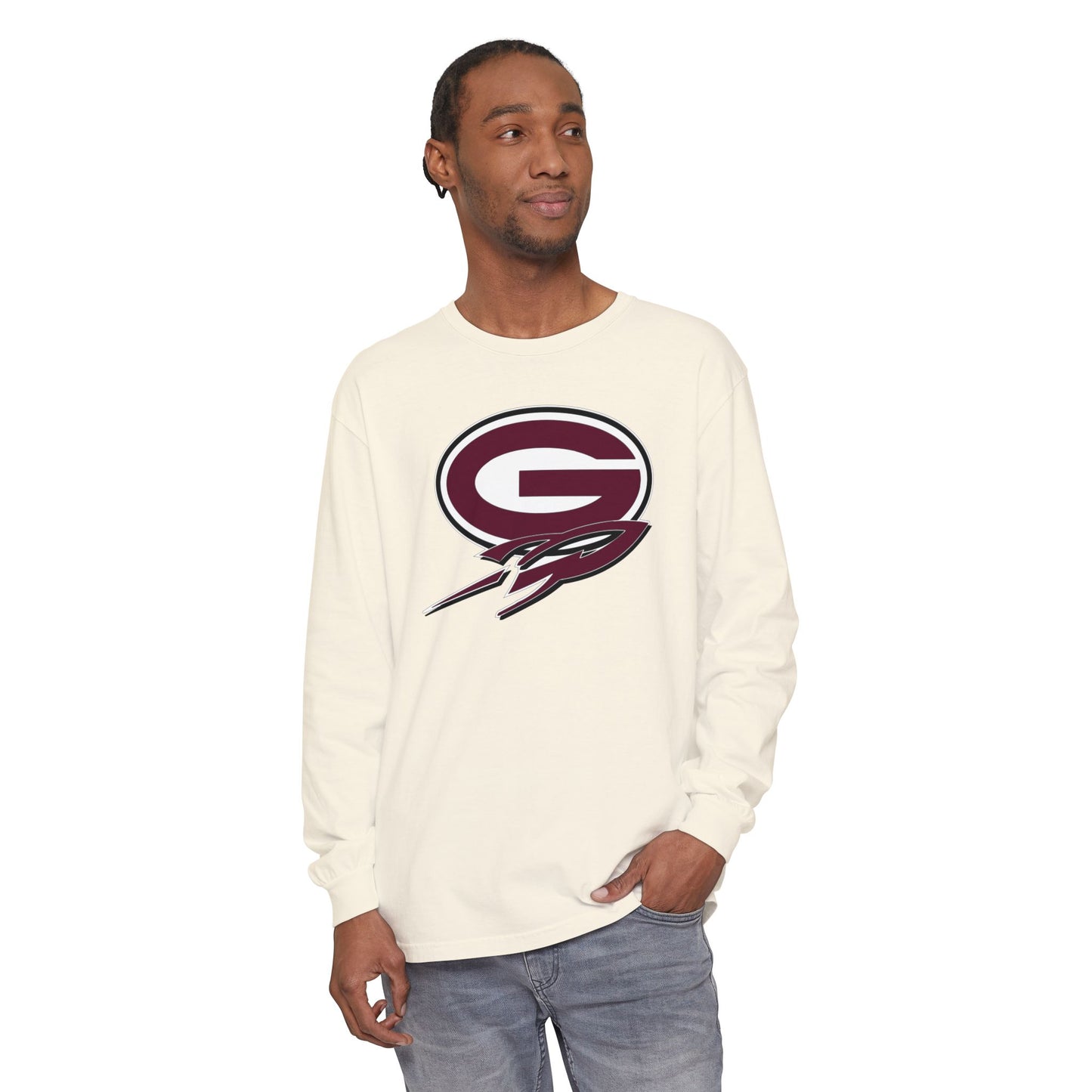 Garment-Dyed Long Sleeve Tee