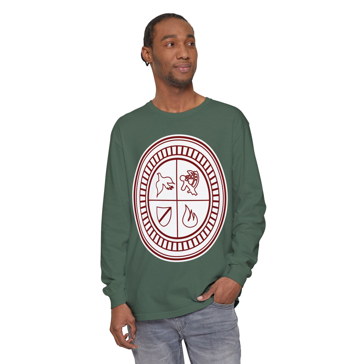 Garment-Dyed Long Sleeve Tee