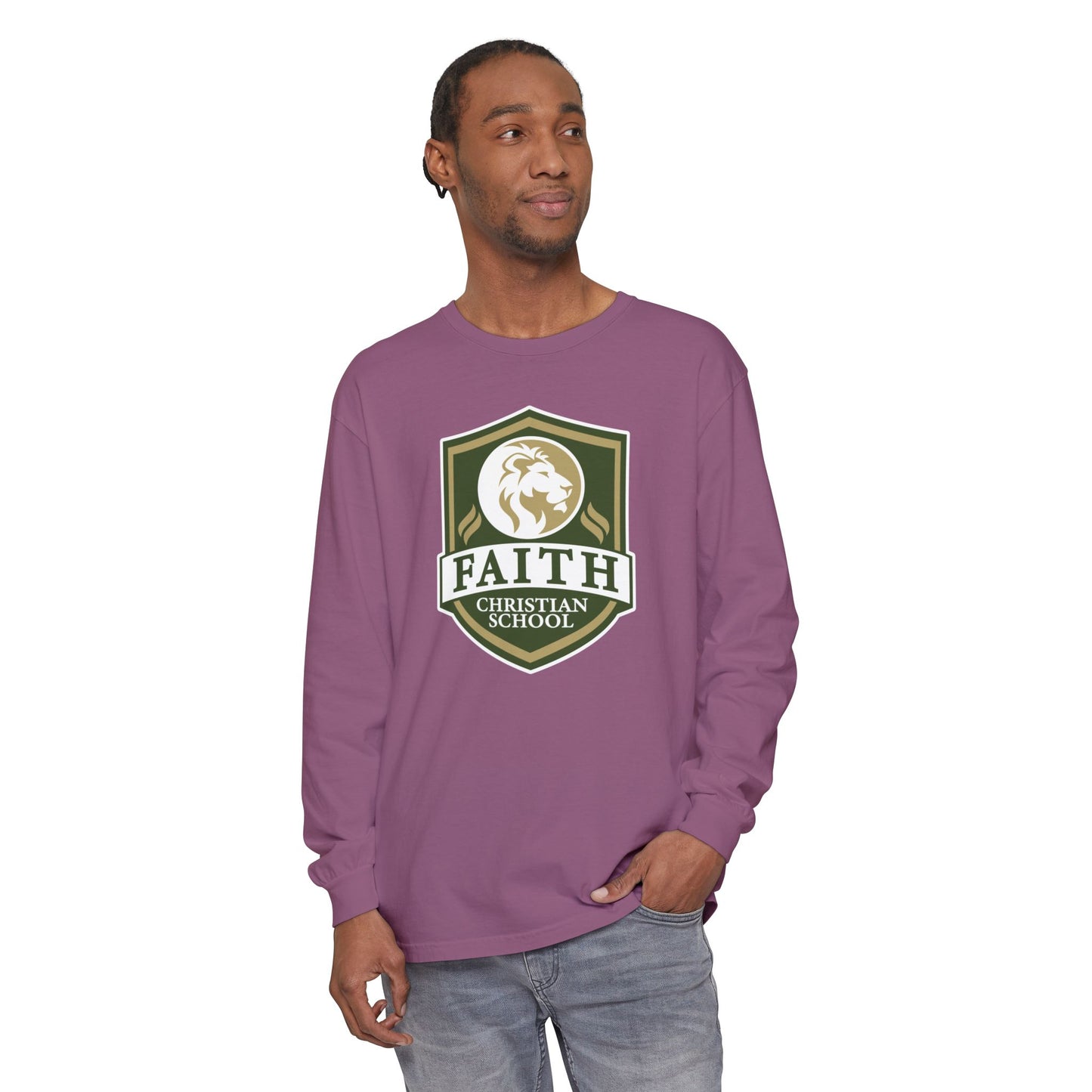 Garment-Dyed Long Sleeve Tee