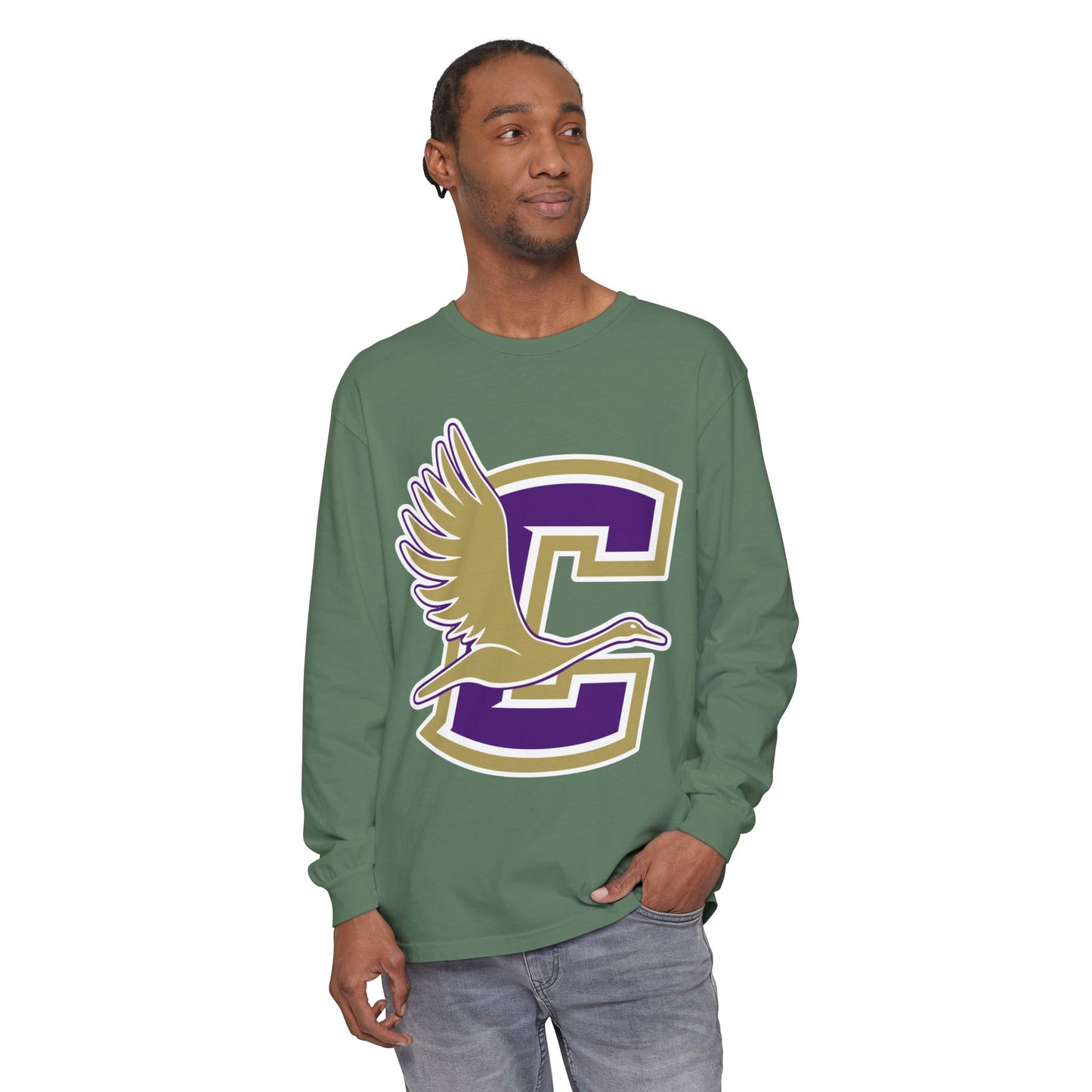 Garment-Dyed Long Sleeve Tee