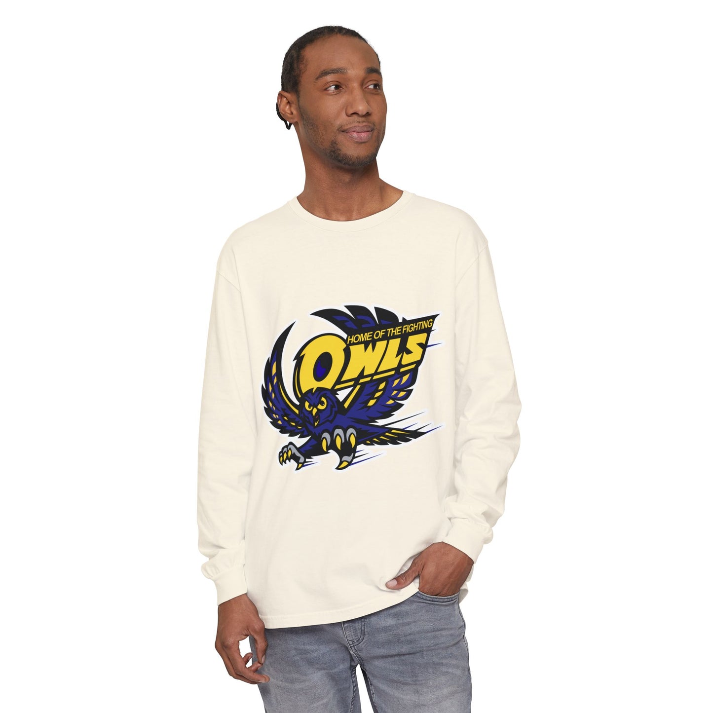 Garment-Dyed Long Sleeve Tee