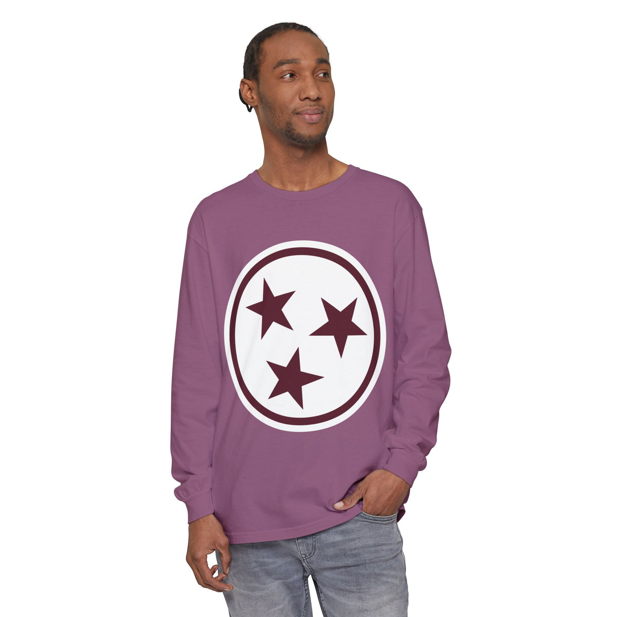 Garment-Dyed Long Sleeve Tee