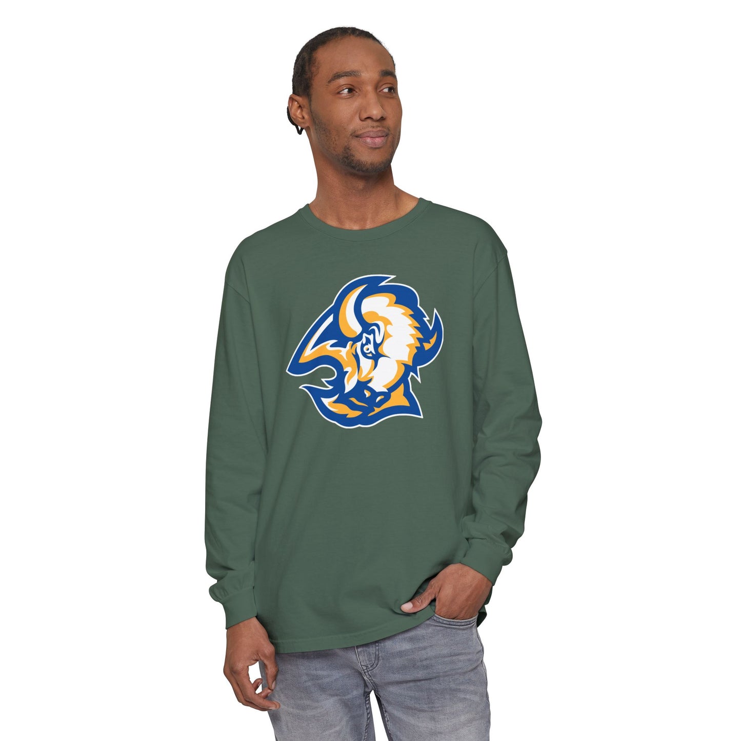 Garment-Dyed Long Sleeve Tee