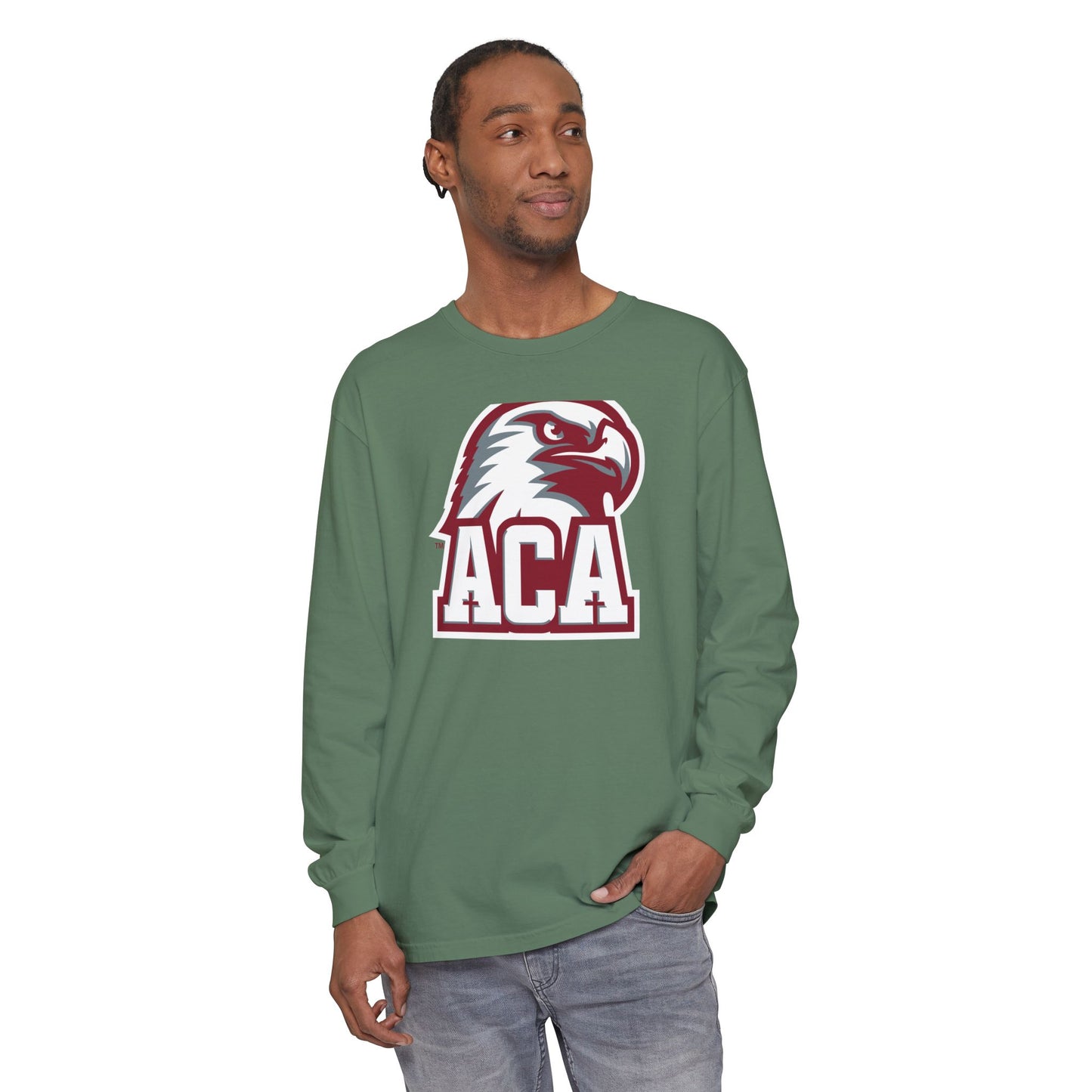 Garment-Dyed Long Sleeve Tee
