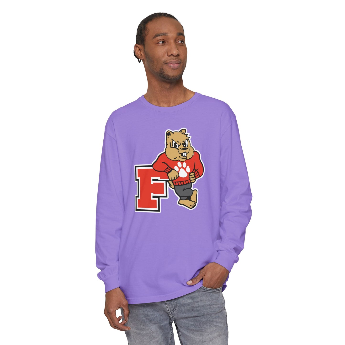 Garment-Dyed Long Sleeve Tee