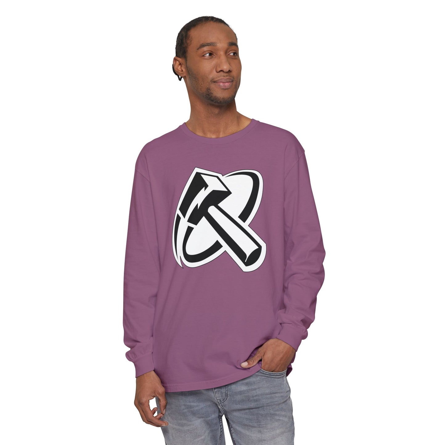 Garment-Dyed Long Sleeve Tee