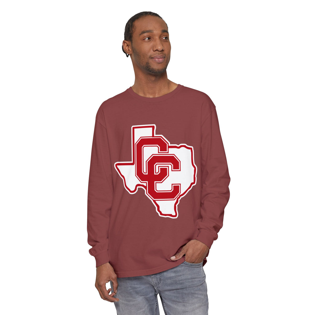 Garment-Dyed Long Sleeve Tee