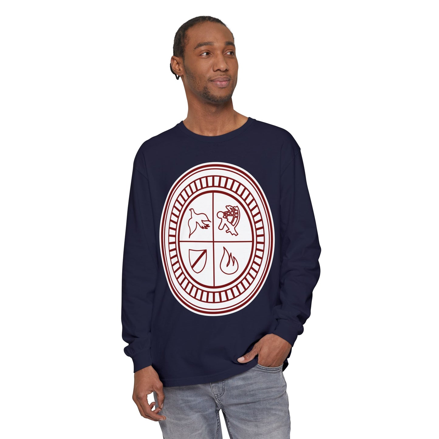 Garment-Dyed Long Sleeve Tee