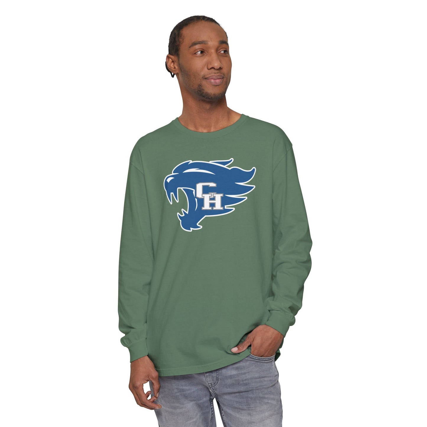 Garment-Dyed Long Sleeve Tee