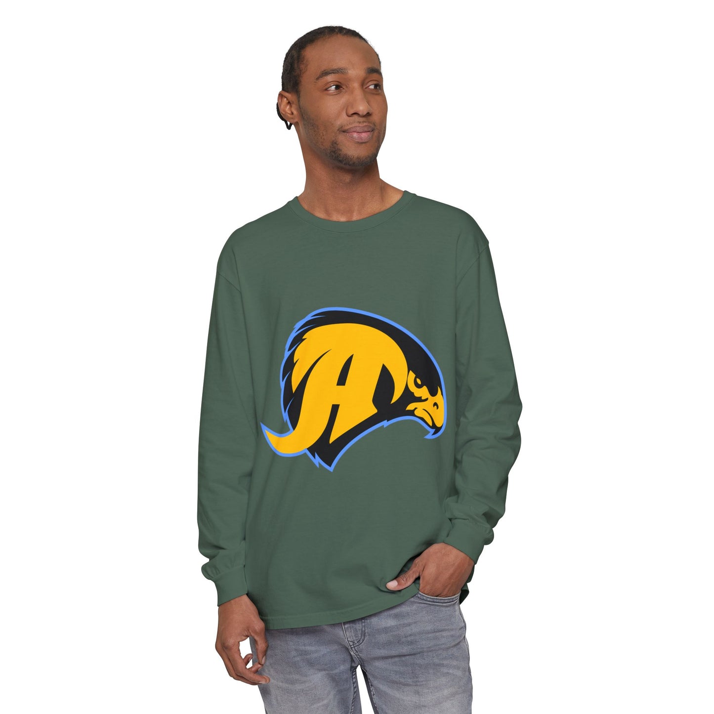 Garment-Dyed Long Sleeve Tee