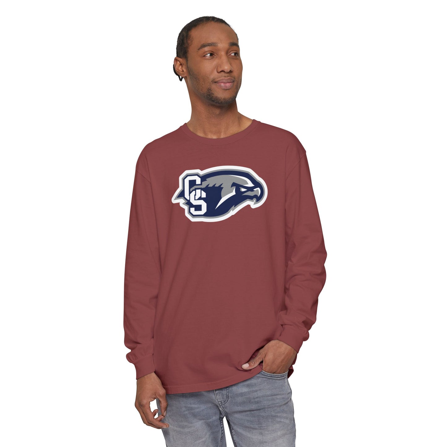 Garment-Dyed Long Sleeve Tee