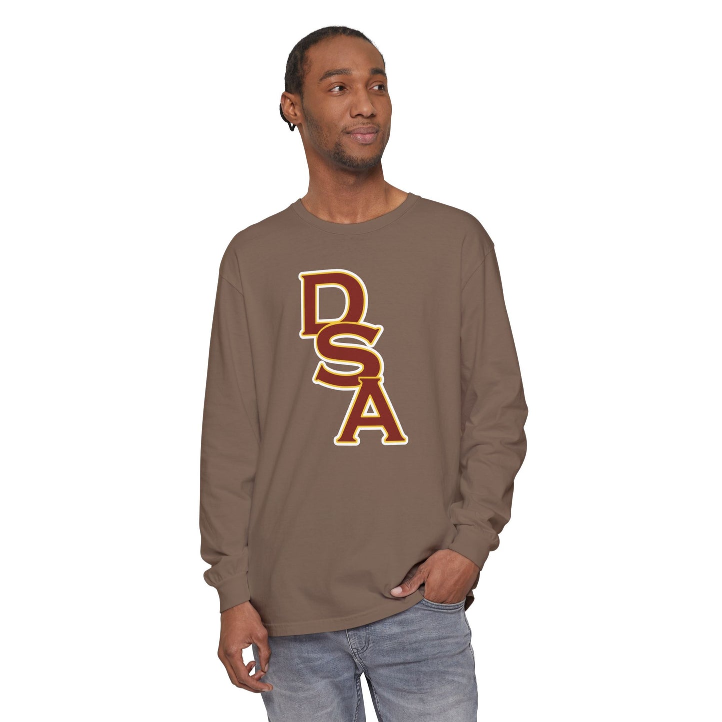 Garment-Dyed Long Sleeve Tee