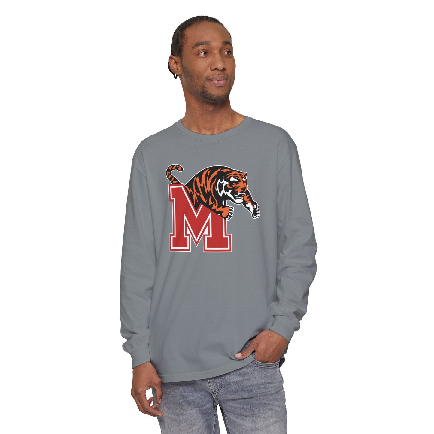 Garment-Dyed Long Sleeve Tee