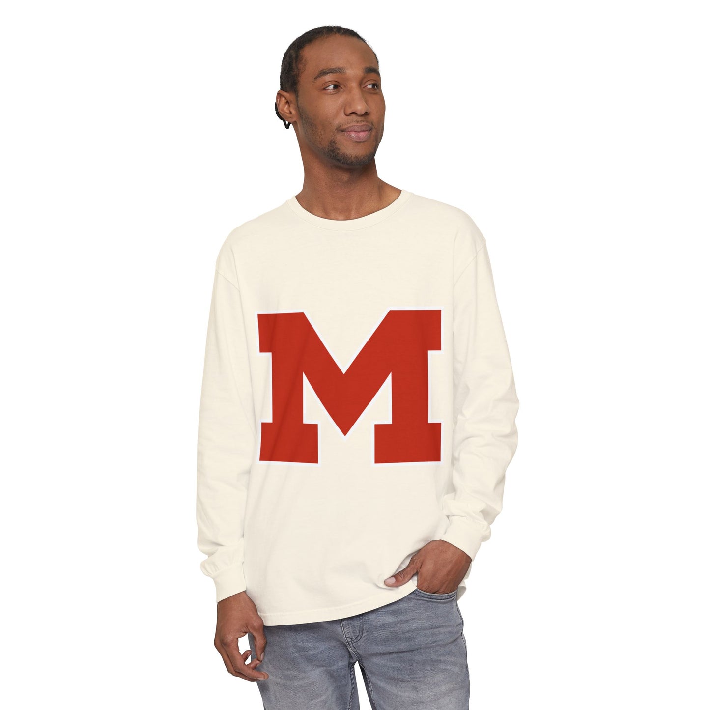 Garment-Dyed Long Sleeve Tee