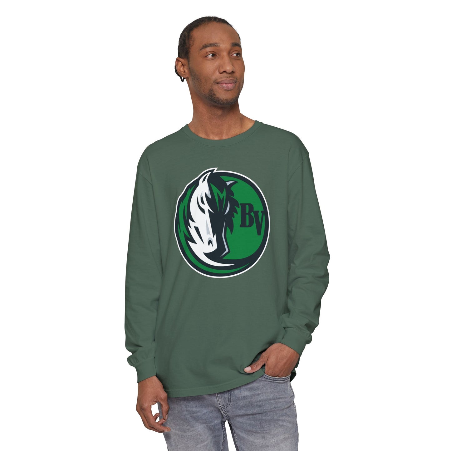 Garment-Dyed Long Sleeve Tee