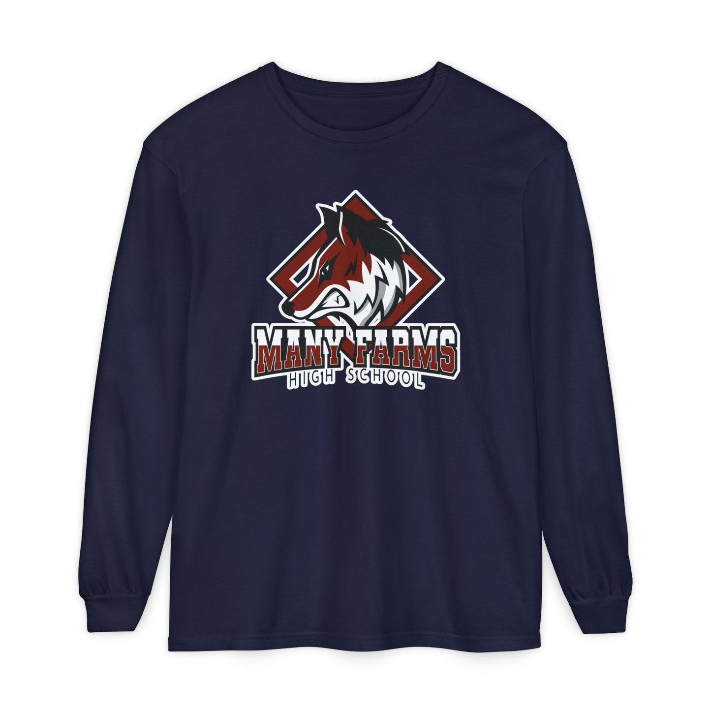 Garment-Dyed Long Sleeve Tee
