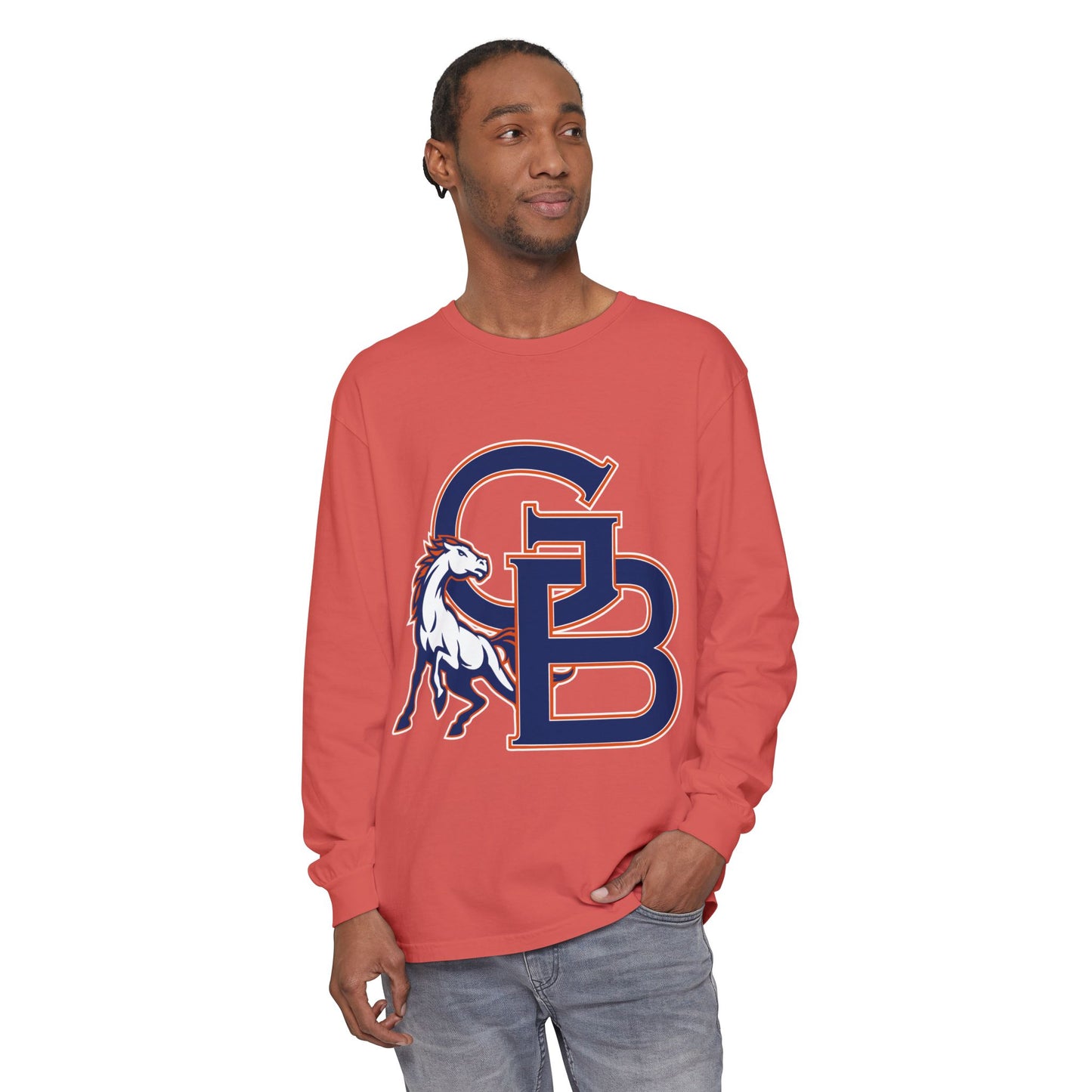 Garment-Dyed Long Sleeve Tee