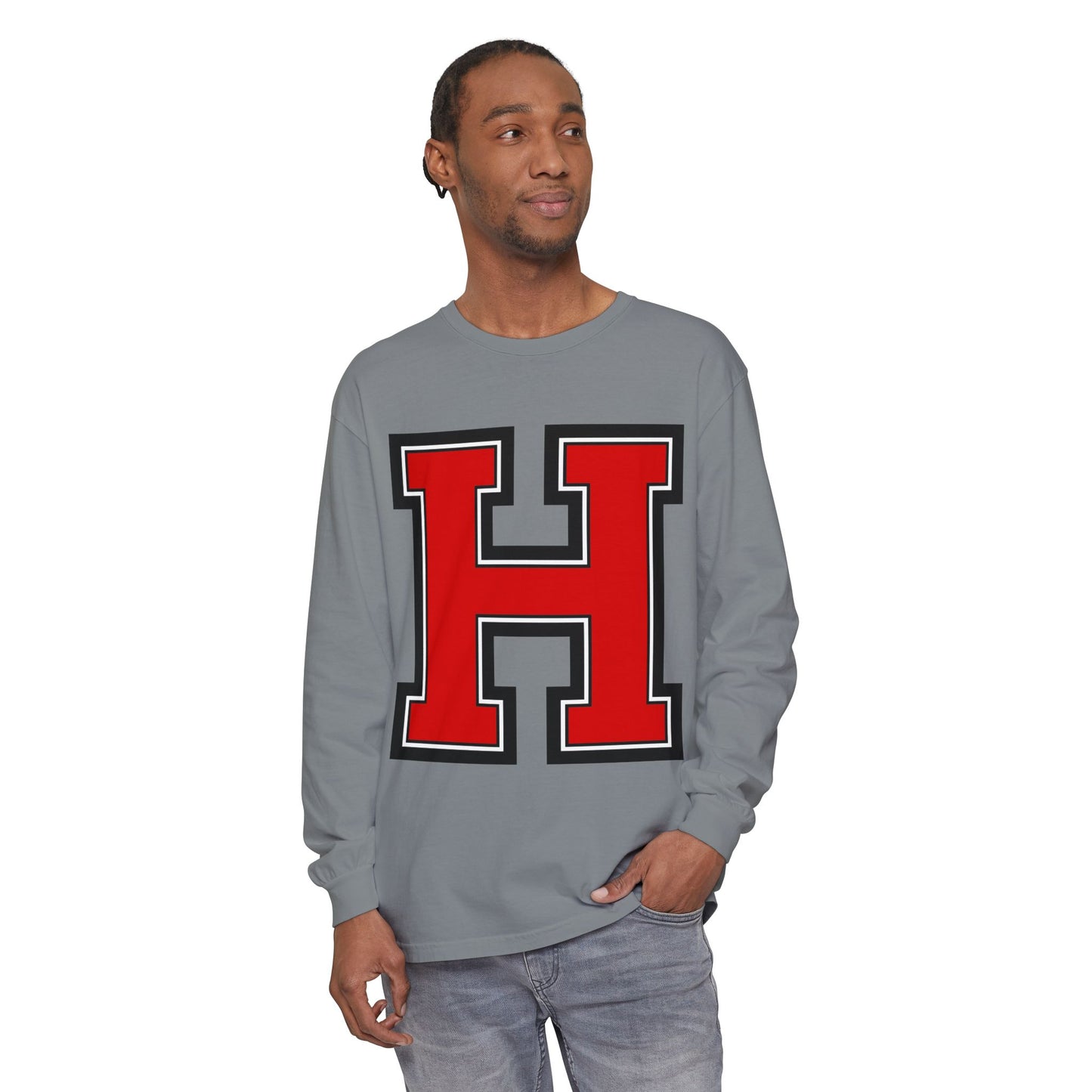 Garment-Dyed Long Sleeve Tee