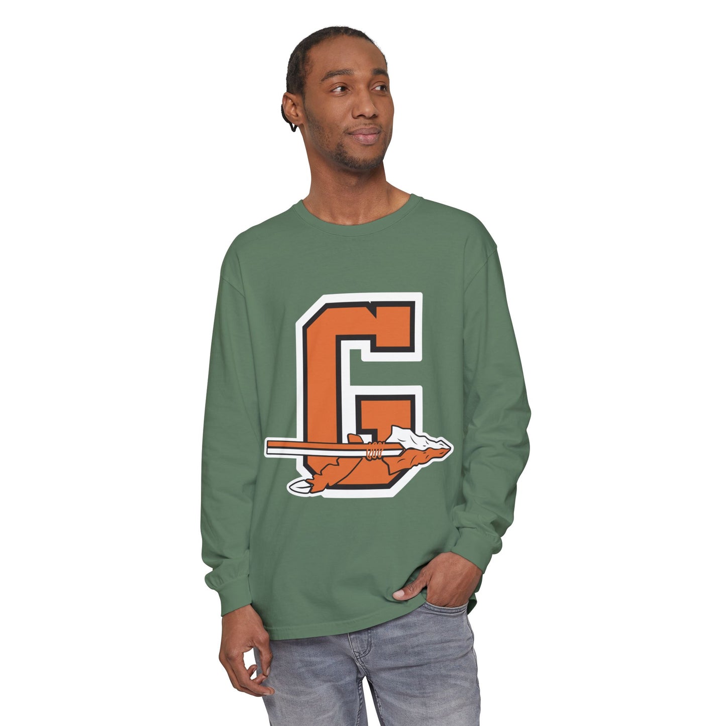 Garment-Dyed Long Sleeve Tee