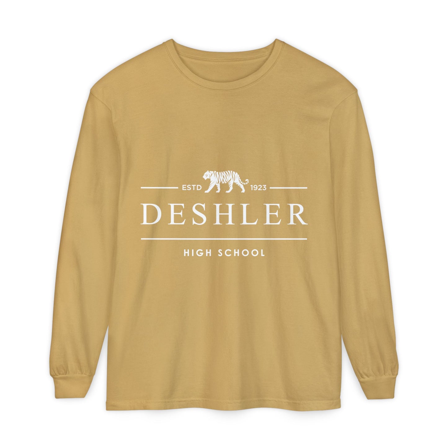 Garment-Dyed Long Sleeve Tee