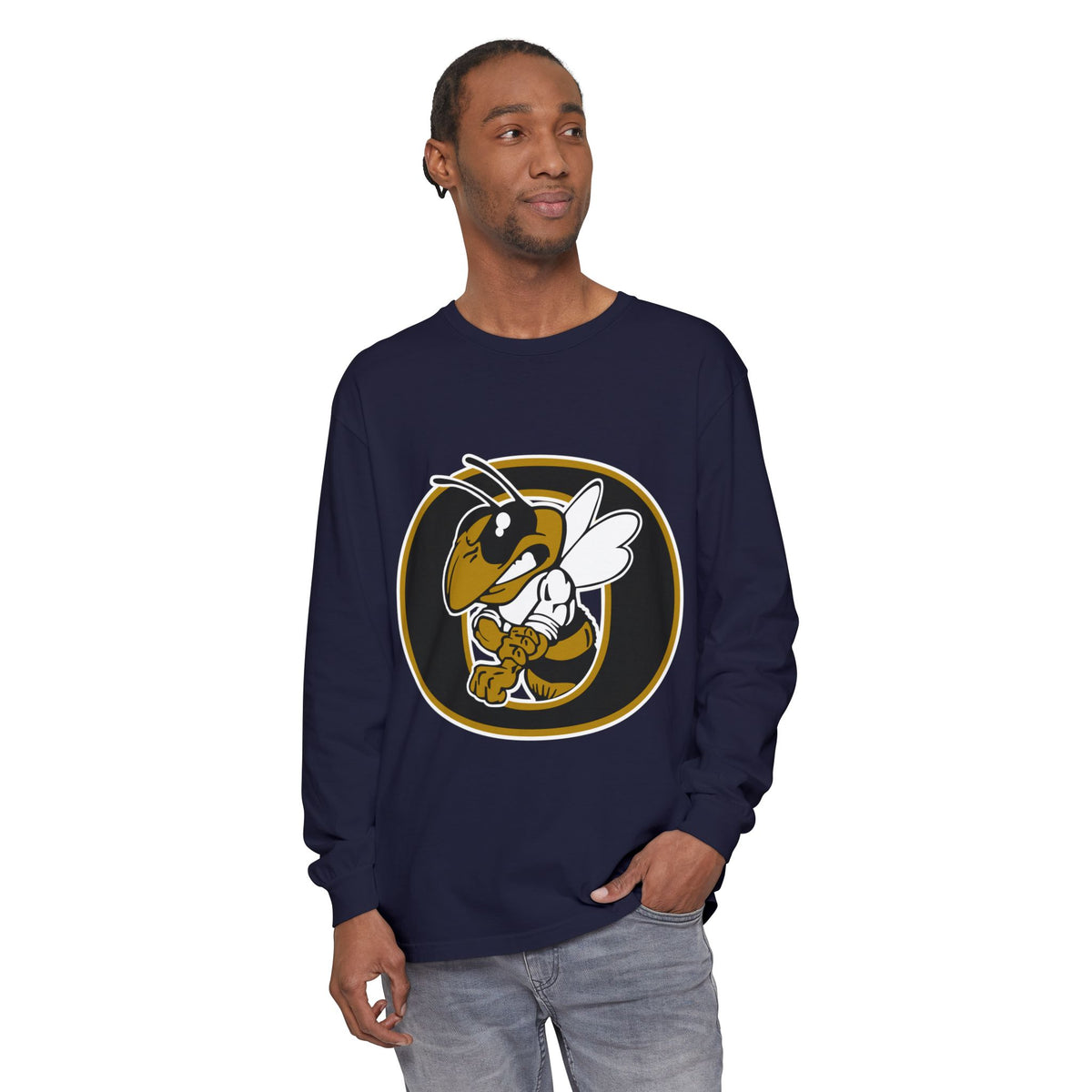Garment-Dyed Long Sleeve Tee
