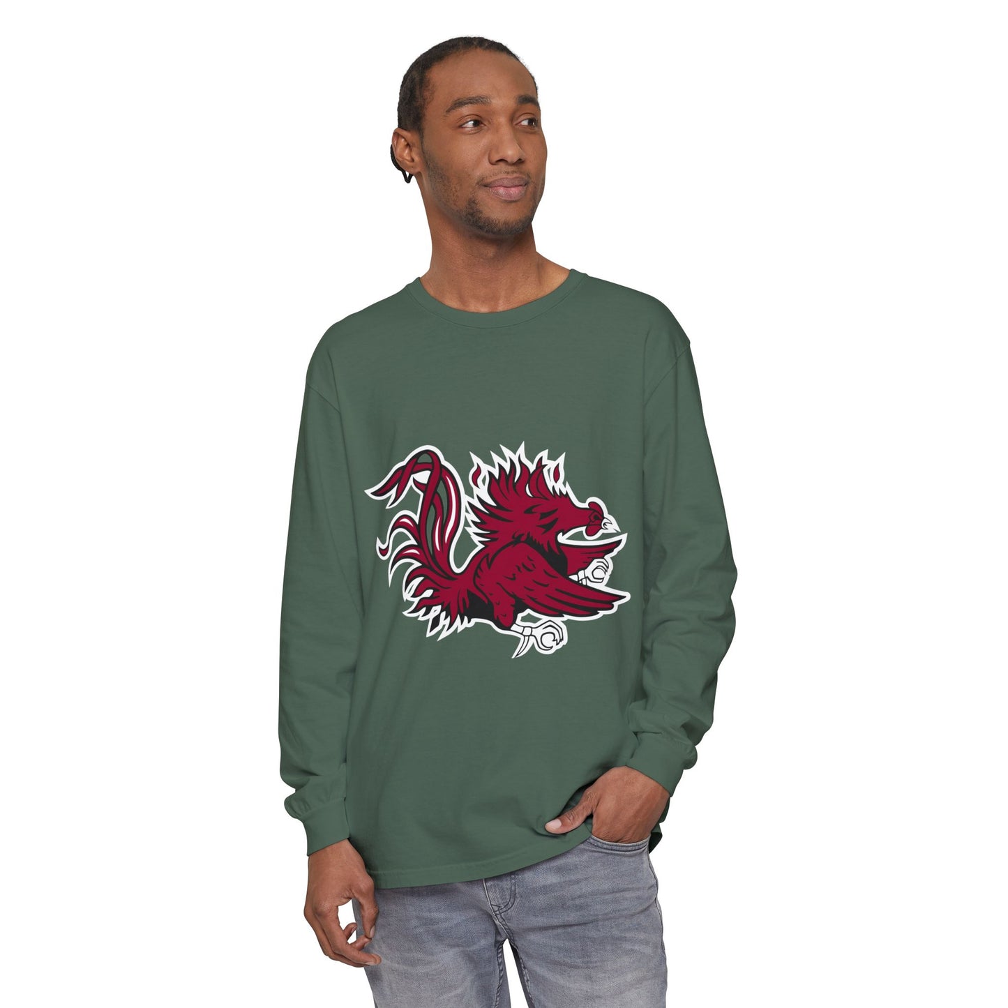 Garment-Dyed Long Sleeve Tee