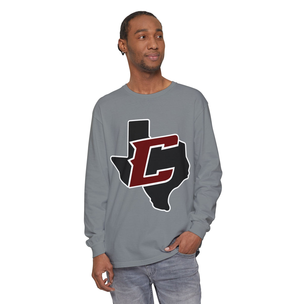 Garment-Dyed Long Sleeve Tee