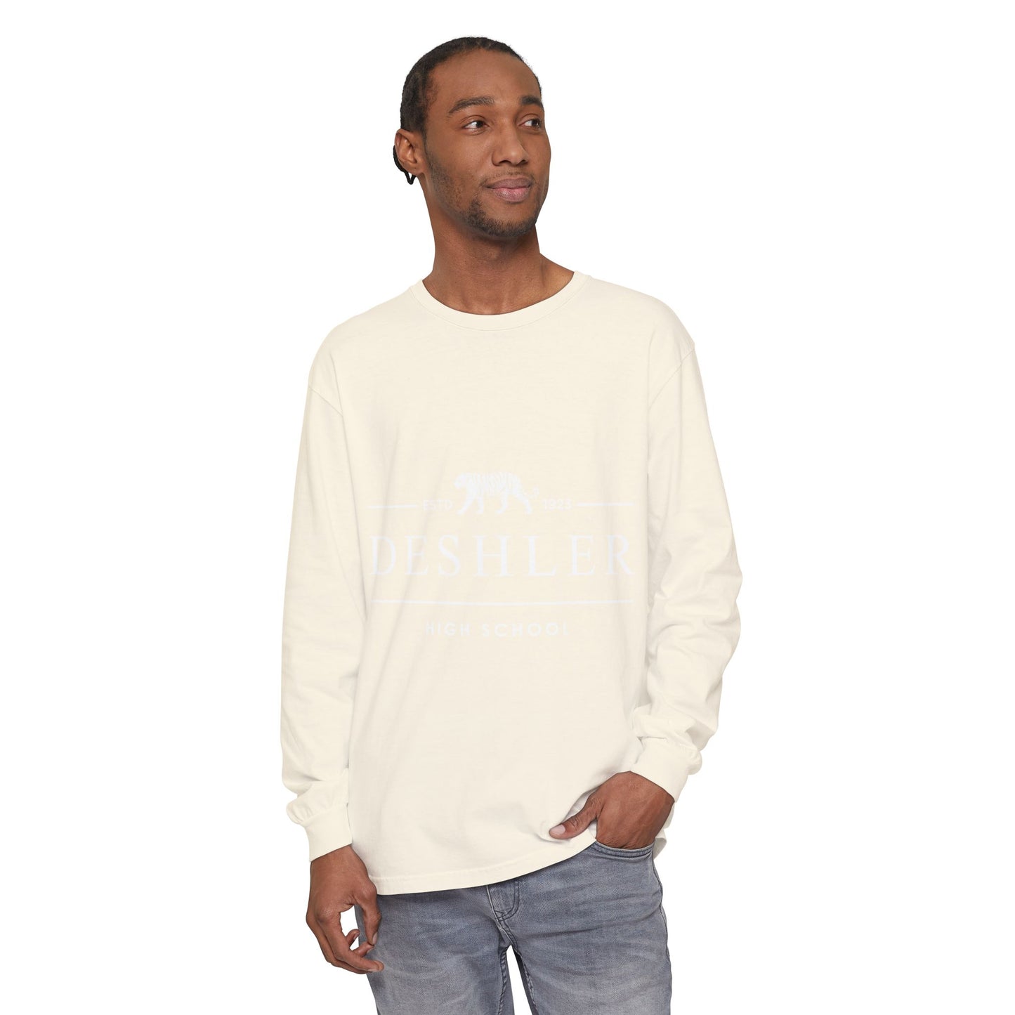 Garment-Dyed Long Sleeve Tee