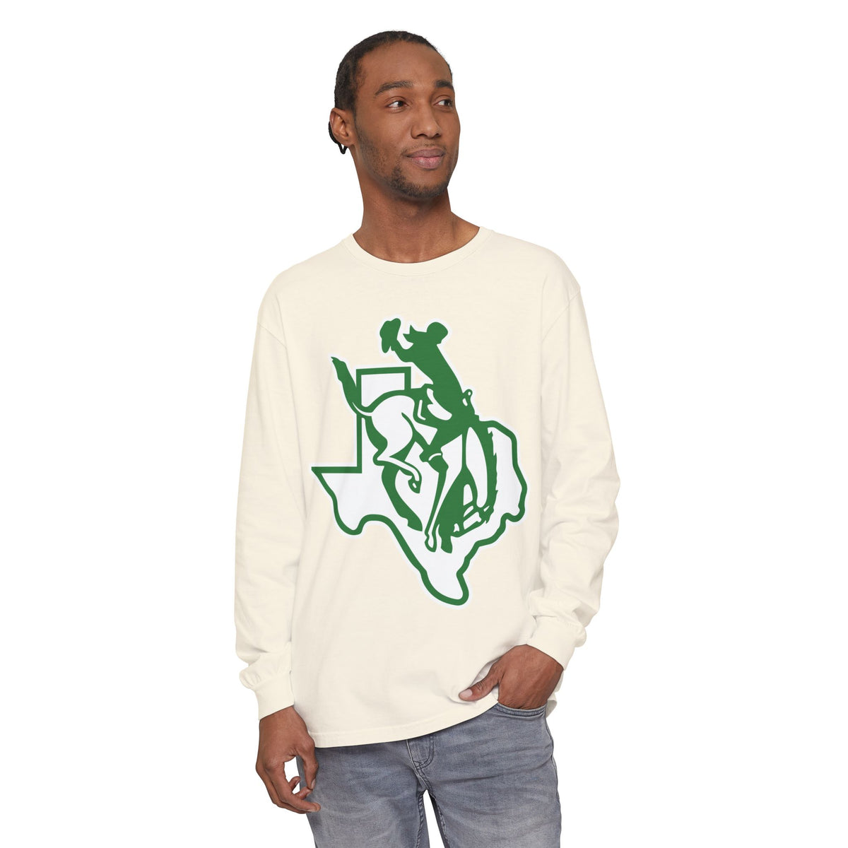Garment-Dyed Long Sleeve Tee