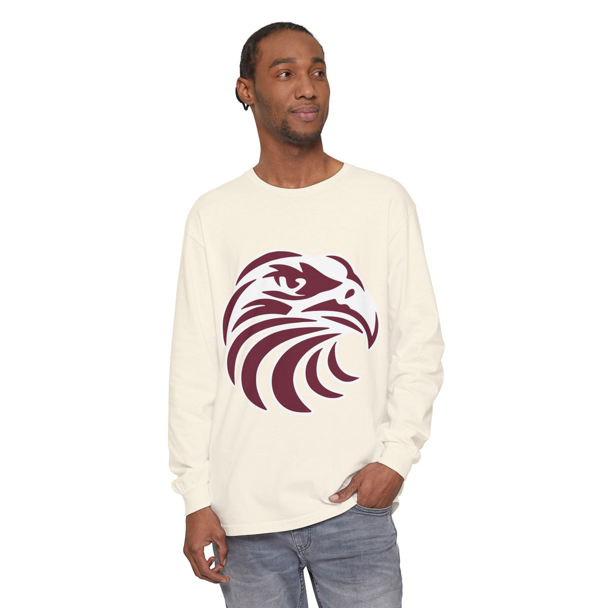 Garment-Dyed Long Sleeve Tee