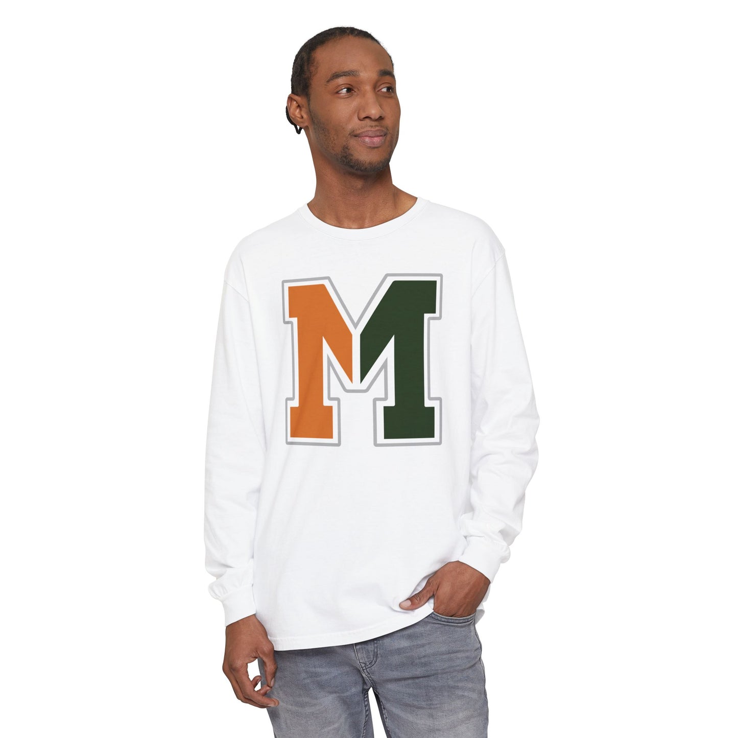 Garment-Dyed Long Sleeve Tee