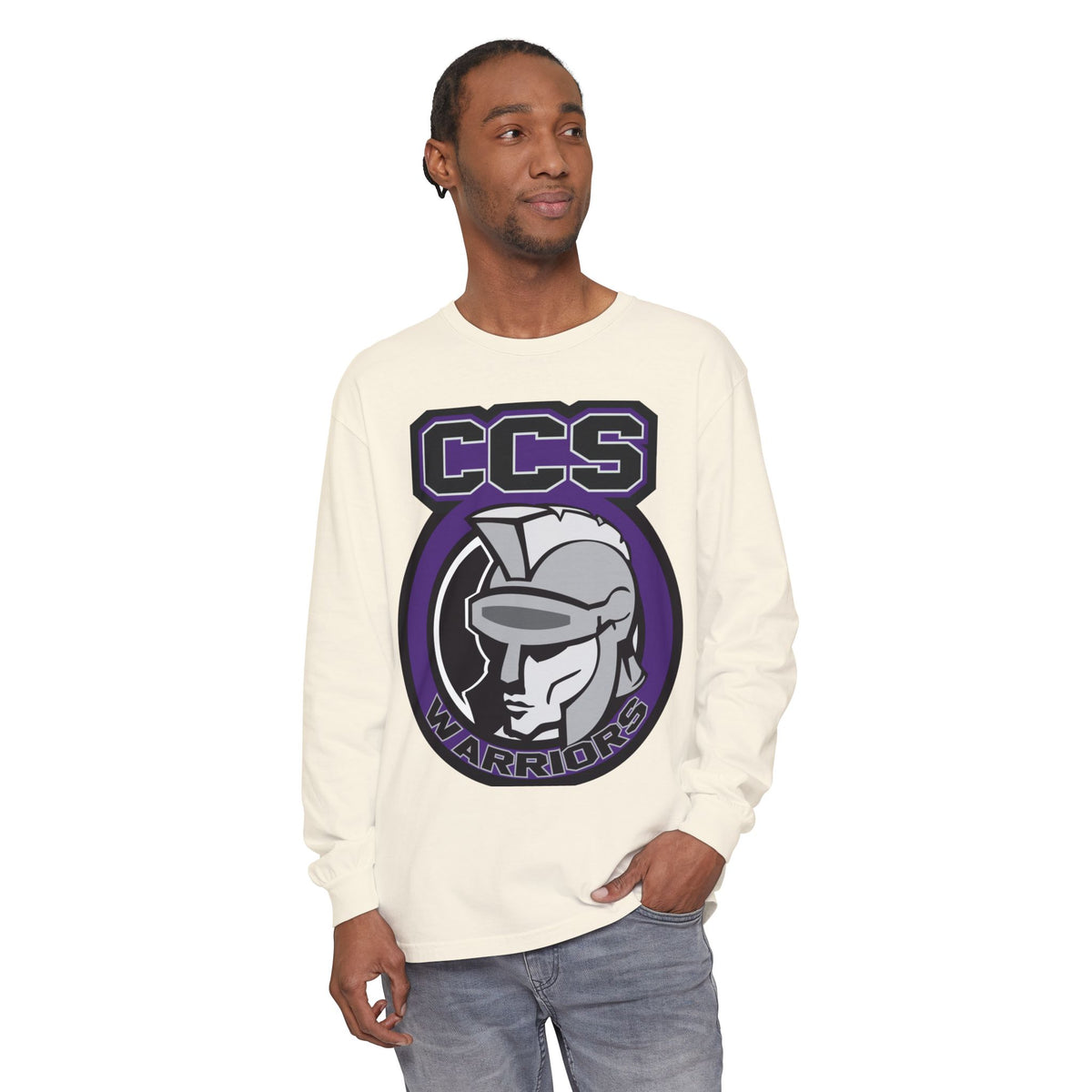 Garment-Dyed Long Sleeve Tee