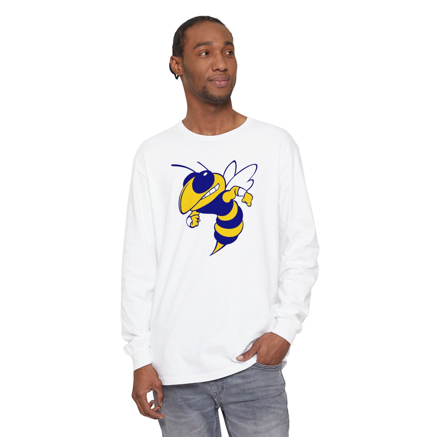 Garment-Dyed Long Sleeve Tee