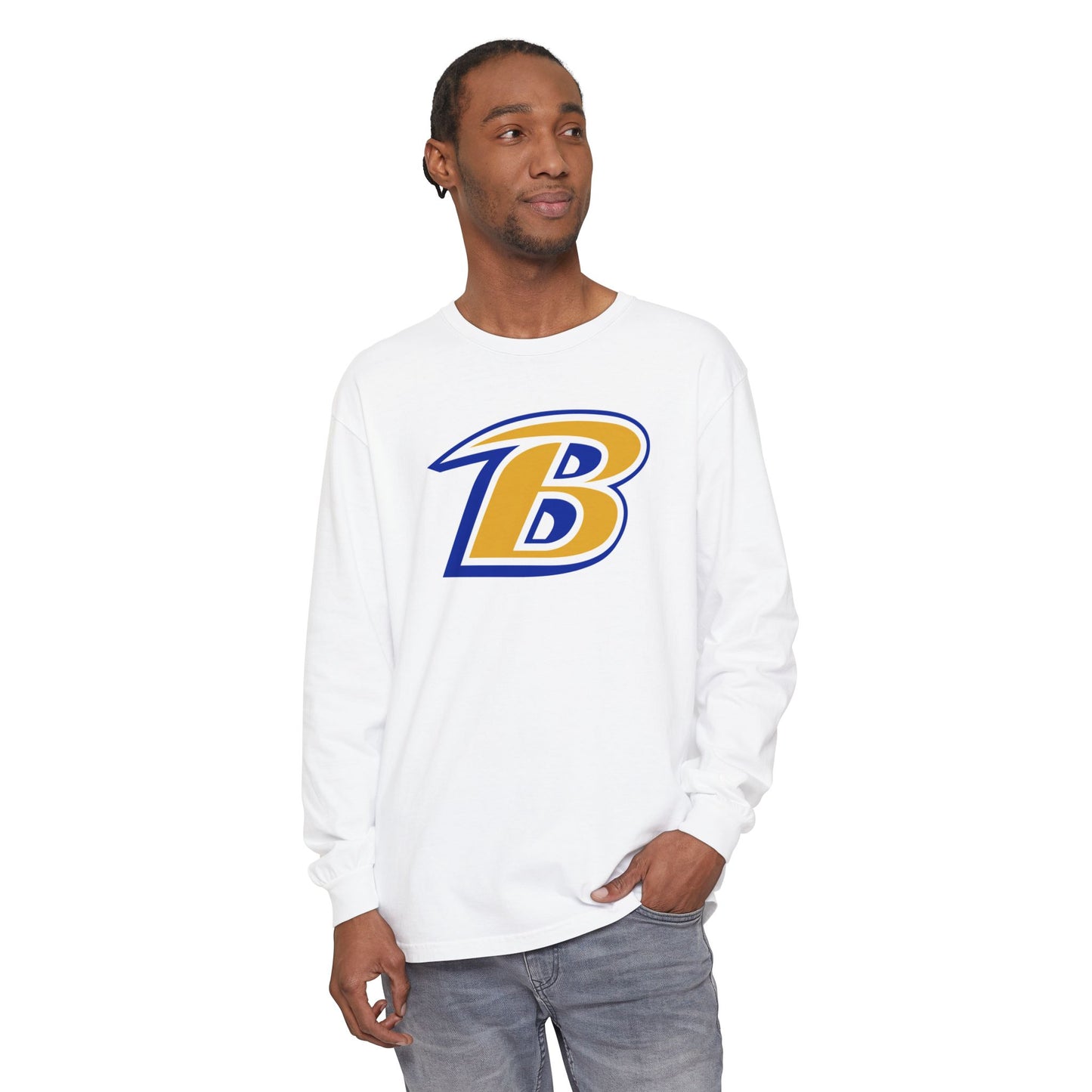 Garment-Dyed Long Sleeve Tee