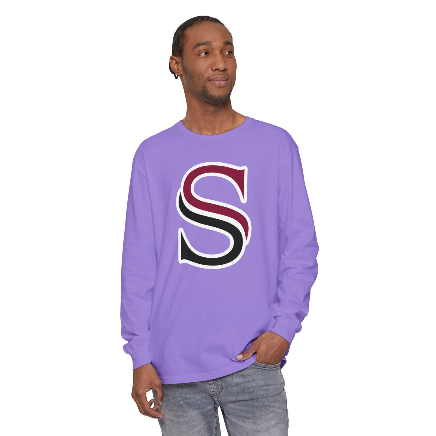 Garment-Dyed Long Sleeve Tee